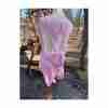 Vintage Pink Gingham Dress Smock Apron White Trim - Image 4
