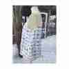 Reitman's T-Strap Tank Top White Blue Wide Crotchet Straps Sz S - Image 3