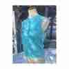 Vintage | 90s Sasson Blue Knit Tank Top Sz M - Image 2