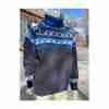 Vintage | 90s Northern Reflections Fair Isle Knit Turtleneck Sweater Blue Black Sz L