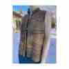 Vintage 70s Marella Knit Open Vest Cardigan High Crew Neck Sz M - Image 3