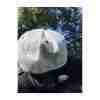 Mega Cap Wool Blend SnapBack Cap White Black Embroidered Little Devil - Image 2