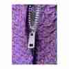 Vintage 50s Shift Dress Mod Purple Waffle Knit Short Sleeve Pockets - Image 10