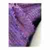 Vintage 50s Shift Dress Mod Purple Waffle Knit Short Sleeve Pockets - Image 11