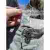 725 Original Green Cargo Shorts Capri Pants Utility Casual Sz 17 - Image 4