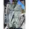725 Original Green Cargo Shorts Capri Pants Utility Casual Sz 17 - Image 3