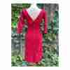 1950s Wiggle Dress Mad Men Wool Coctail Midi Party