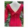 1950s Wiggle Dress Mad Men Wool Coctail Midi Party - Image 6