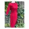 1950s Wiggle Dress Mad Men Wool Coctail Midi Party - Image 7